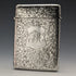 1900 British antique sterling silver card case 79g Henry Pope