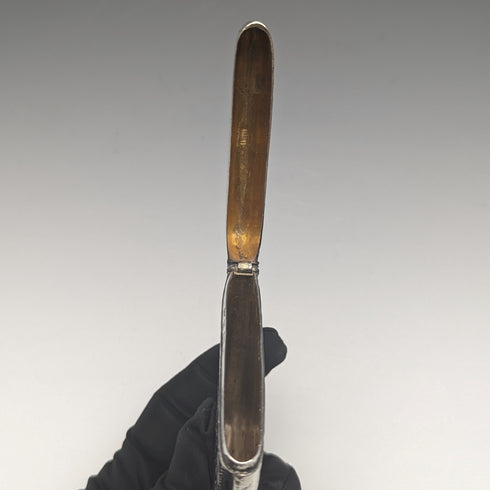 1900 British antique sterling silver card case 79g Henry Pope