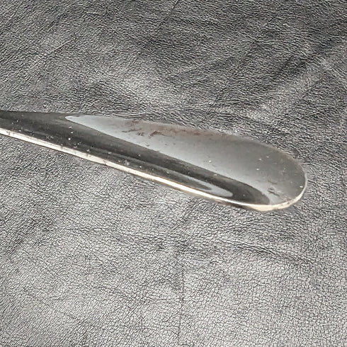 British Antique Sterling Silver Handle Shoehorn Shoehorn
