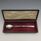 US antique sterling silver tea infuser in case