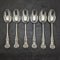 English antique silver plate dinner spoon x6