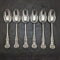 English antique silver plate dinner spoon x6