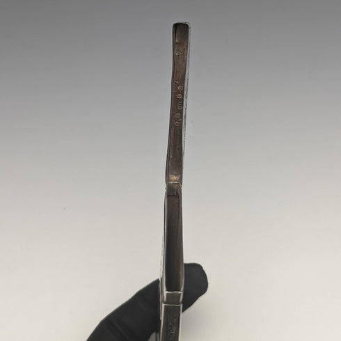 1830 British antique sterling silver card case Edinburgh JR