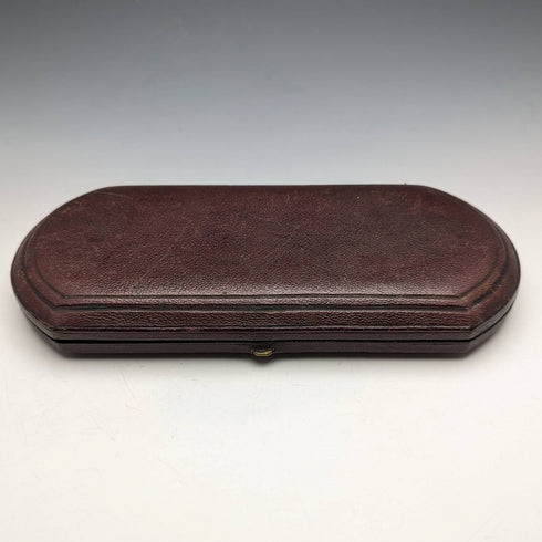 大約 1870 年英國古董純銀 Crisling 餐具套裝盒裝 MAPPIN BROTHERS