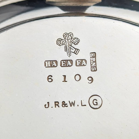 英國古董鍍銀餅乾桶 Henry Atkin