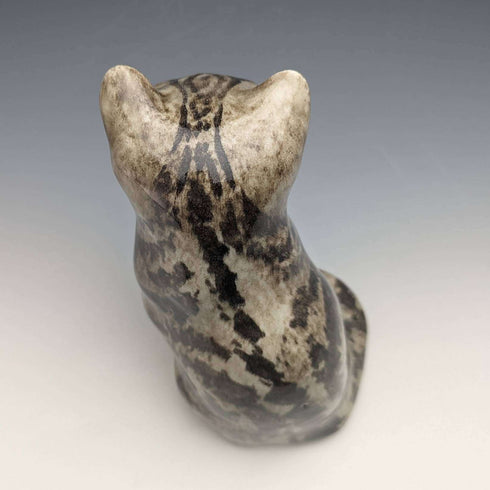 British Winstan Ray Kensington Cat Pheasant Pottery Figurine (Size 2)