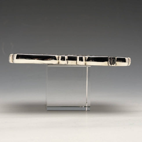 1878 British antique sterling silver card case 61g Frederick Marson