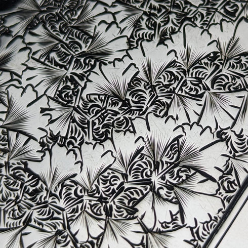 1878 British antique sterling silver card case 61g Frederick Marson