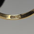 Anillo vintage británico de oro de 18 quilates con diamante de 0,25 ct, H L Brown