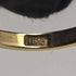 Anillo vintage británico de oro de 18 quilates con diamante de 0,25 ct, H L Brown
