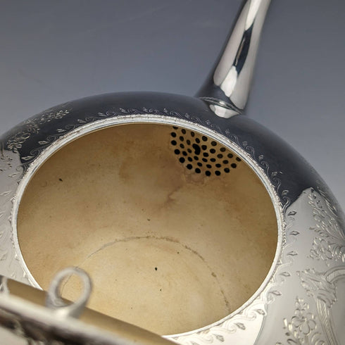 1881 年英國古董鍍銀茶壺 580 克 Elkington