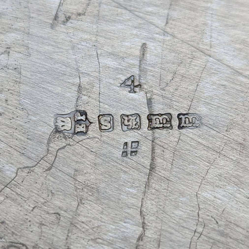 1870 年代英國古董鍍銀鼓茶壺 669 克
