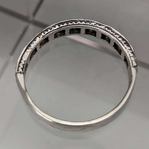 vintage accessory sterling silver eternity ring
