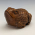 Japanese vintage toad wooden netsuke