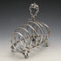 British antique silver plate toast rack 205g