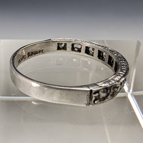 ヴィンテージアクセサリー 純銀製エタニティリング