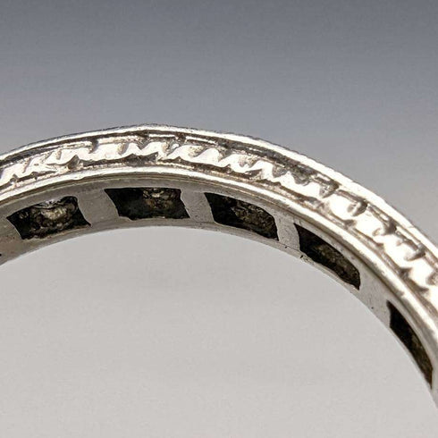 vintage accessory sterling silver eternity ring