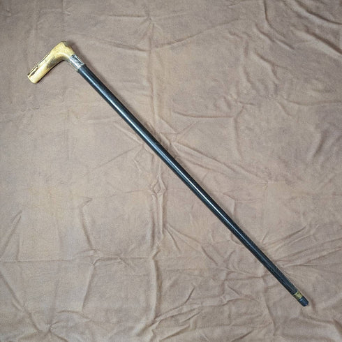 1894 年英國古董男士手杖鹿角手拿包手柄粗桿 80 厘米