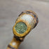 1909 British Antique Men's Walking Stick Thick Bamboo Shaft 84cm