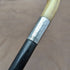 1919 British Antique Gentleman's Walking Stick with Curved Horn Handle 91cm