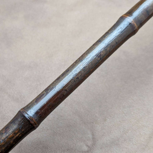 1890 年英國古董男士手杖純銀德比手柄 92 厘米