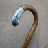 1928 British Vintage Men's Walking Stick with Curved Handle 78cm