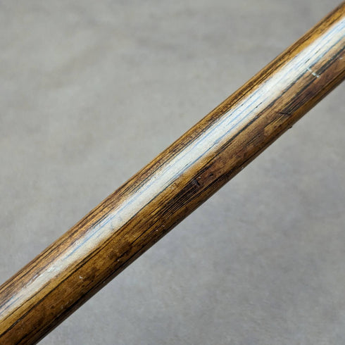 1928 British Vintage Men's Walking Stick with Curved Handle 78cm