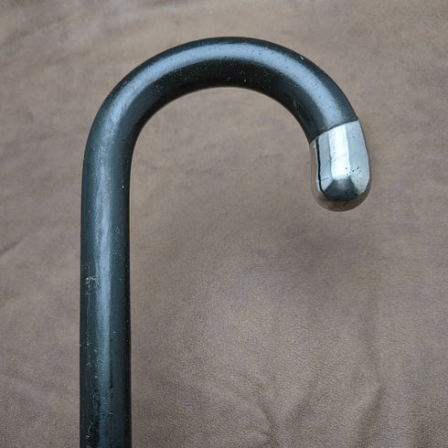 1922 British Antique Gentleman's Walking Stick with Curved Handle 92cm