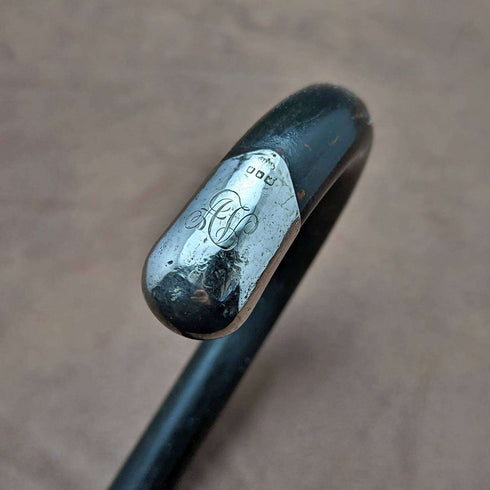 1922 年英國古董紳士手杖帶弧形手柄 92 厘米