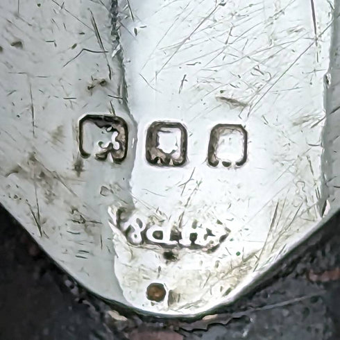 1922 British Antique Gentleman's Walking Stick with Curved Handle 92cm