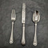 Around 1870 British Antique Sterling Silver Crisling Cutlery Set in Box MAPPIN BROTHERS