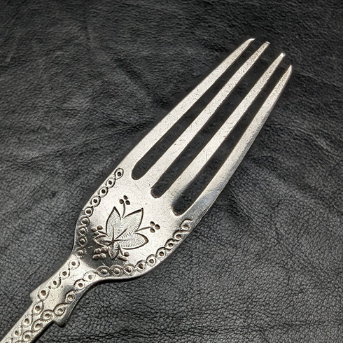 大約 1870 年英國古董純銀 Crisling 餐具套裝盒裝 MAPPIN BROTHERS