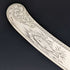 Late 19th Century British Antique White Pearl Shell Handle Sterling Silver Blade Fish Cutlery 6 Pair Set in Wooden Box