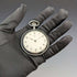 Reloj de bolsillo Omega antiguo, circa 1905, caja con baño de plata, en buen estado de funcionamiento