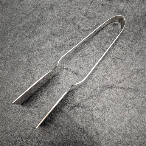 British antique silver plate tongs HARRISON FISHER