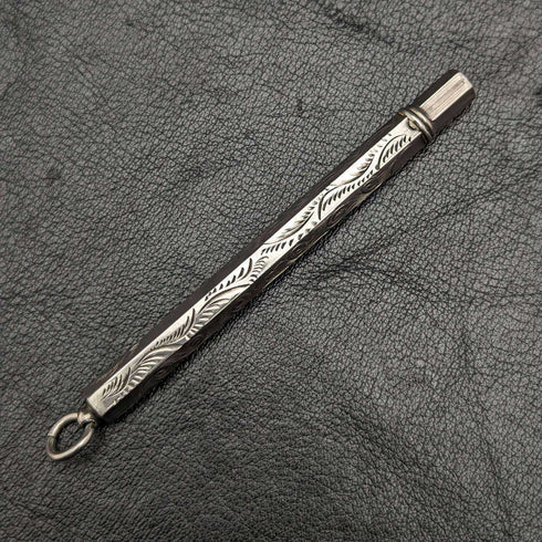 1919 British Antique Sterling Silver Pencil Holder FRANCIS WEBB