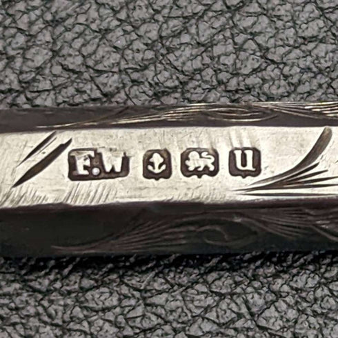 1919 British Antique Sterling Silver Pencil Holder FRANCIS WEBB