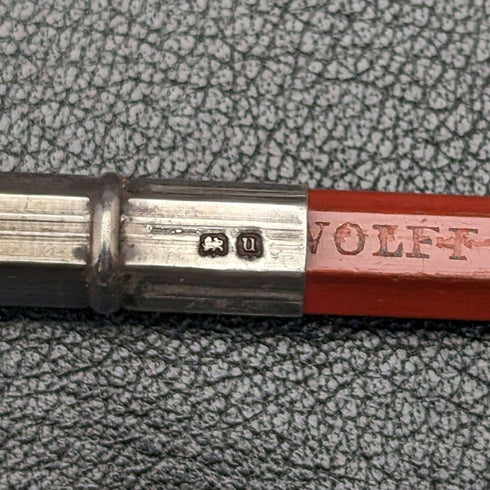 1919 British Antique Sterling Silver Pencil Holder FRANCIS WEBB