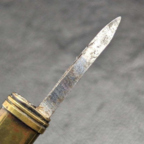 Antique Retractable Multi-Tool Pencil & Knife