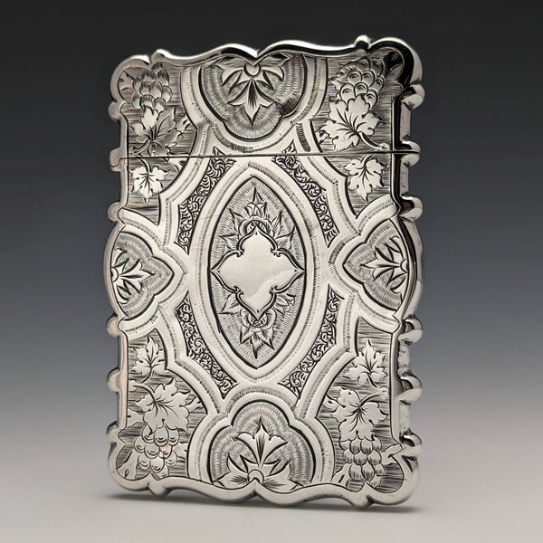 1871 年英國古董純銀名片夾 59 克 GEORGE UNITE