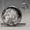 Antique Swiss made unsigned silver side niello inlaid case ladies' pocket watch works well