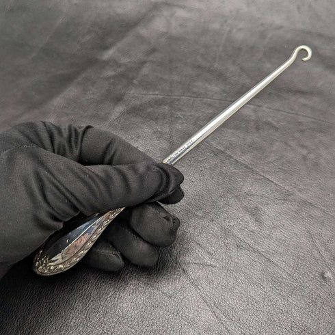 1908 British Antique Sterling Silver Handle Button Hook