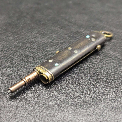 古董可伸縮多功能工具鉛筆和掛鉤