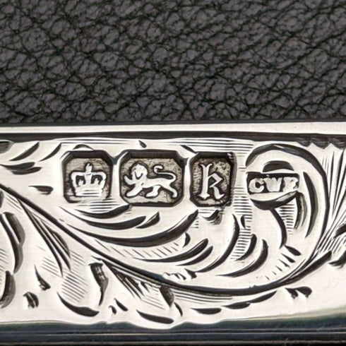 1902年 英国アンティーク 白蝶貝ハンドル 純銀彫刻ブレード 折りたたみペンナイフ