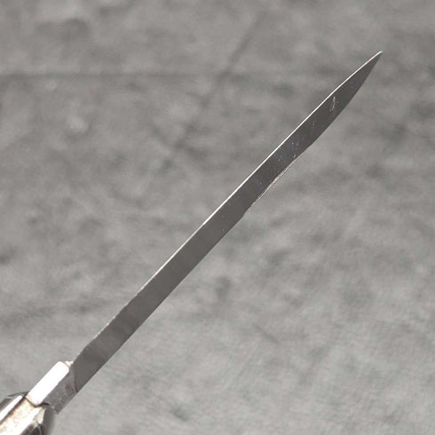 Cuchillo de frutas plegable, antiguo británico, con mango de nácar y hoja de acero inoxidable