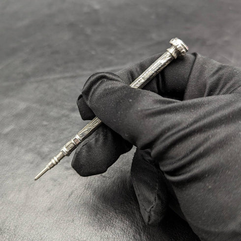 1896年 英国アンティーク 純銀製 シャープペンシル 伸縮式76-96mm マジックペンシル