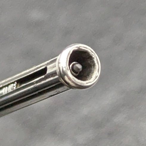 1880年頃 アンティーク 純銀製シャープペンシル 伸縮式77-100mm インタリオ付