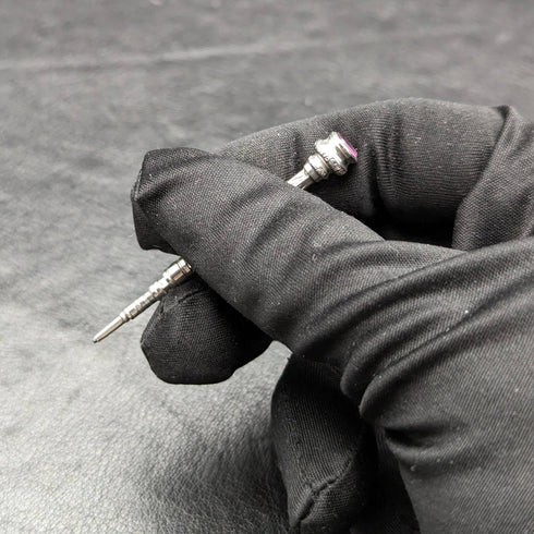 1908年 英国アンティーク 純銀製シャープペンシル 超小型 伸縮式40-55mm マジックペンシル