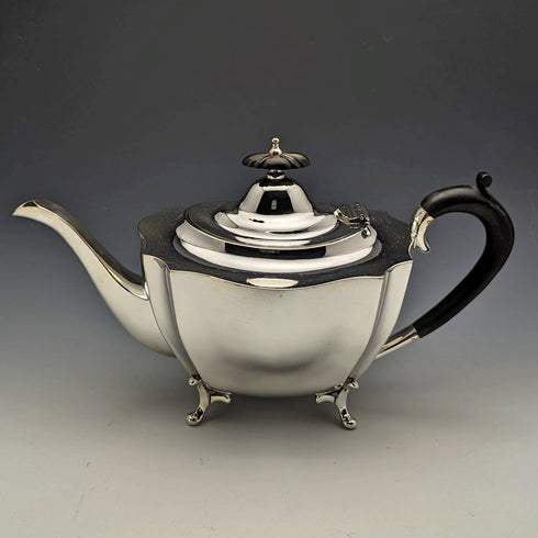 1906 British Antique Silver Plated Teapot Set of 4 George Gordon