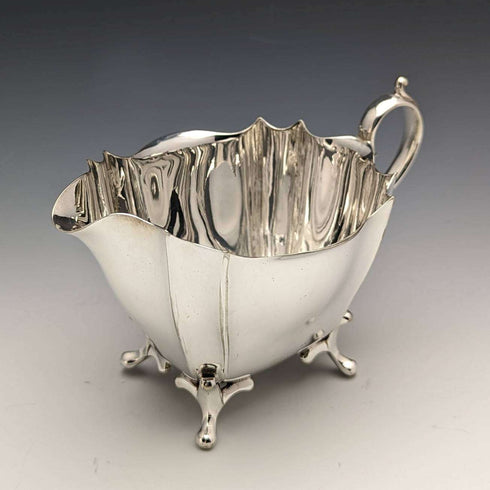 1906年 英国アンティーク シルバープレート製 ティーポット4点セット George Gordon